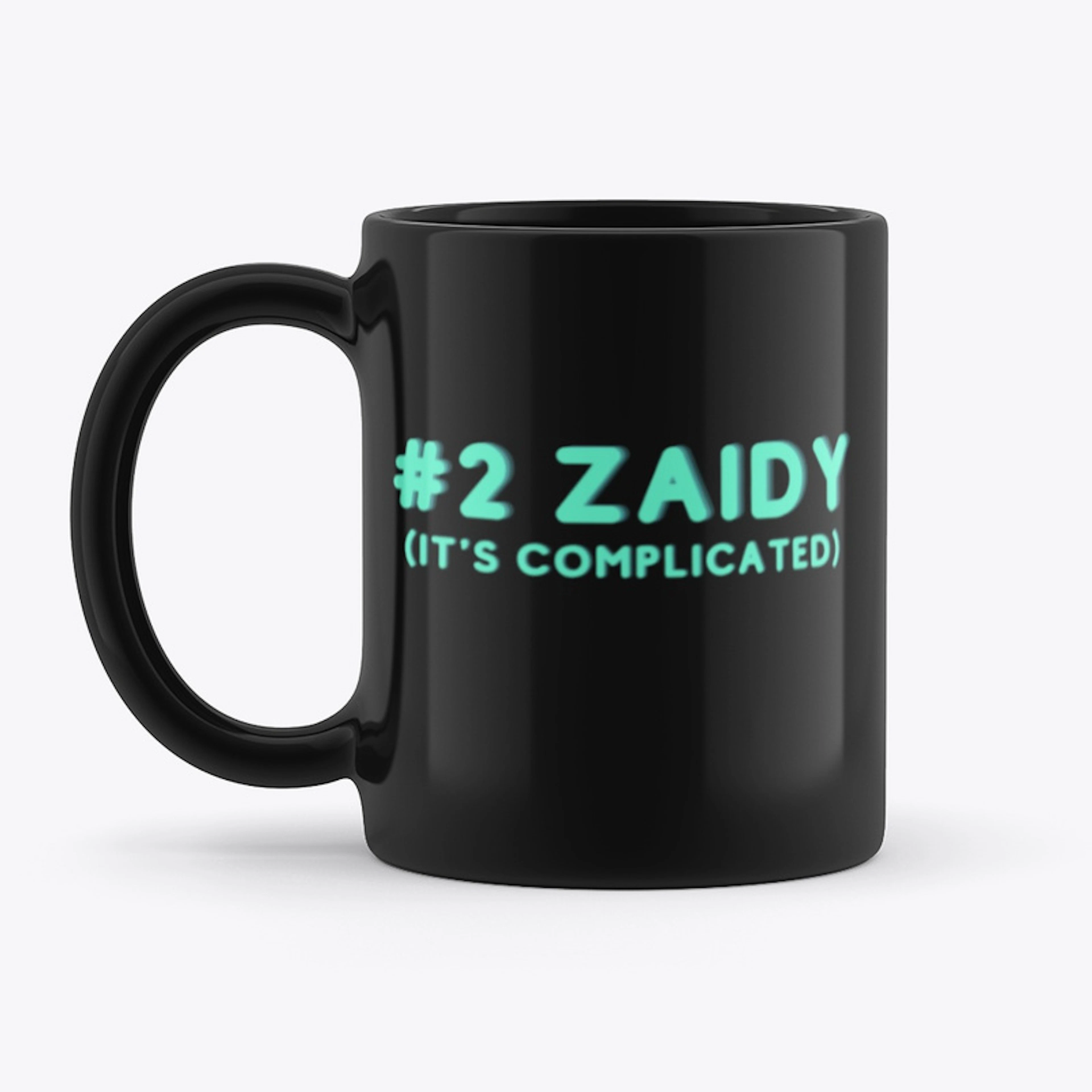 #2 Zaidy Mug - Solid Black
