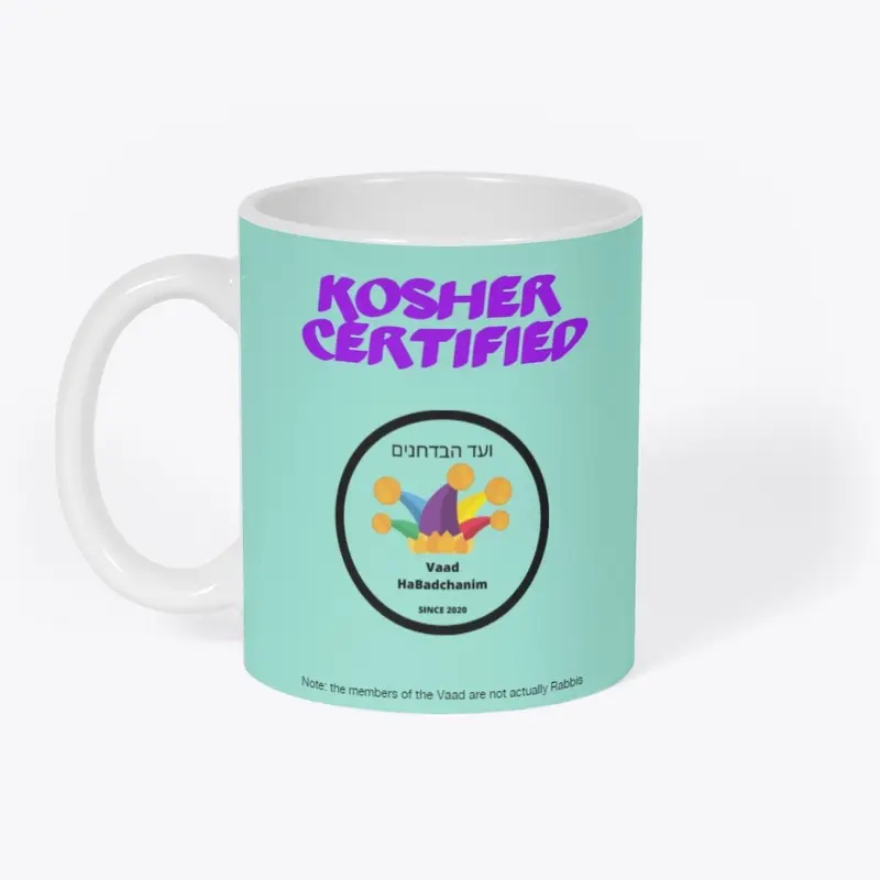 Vaad HaBadchanim Kosher Certified Mug